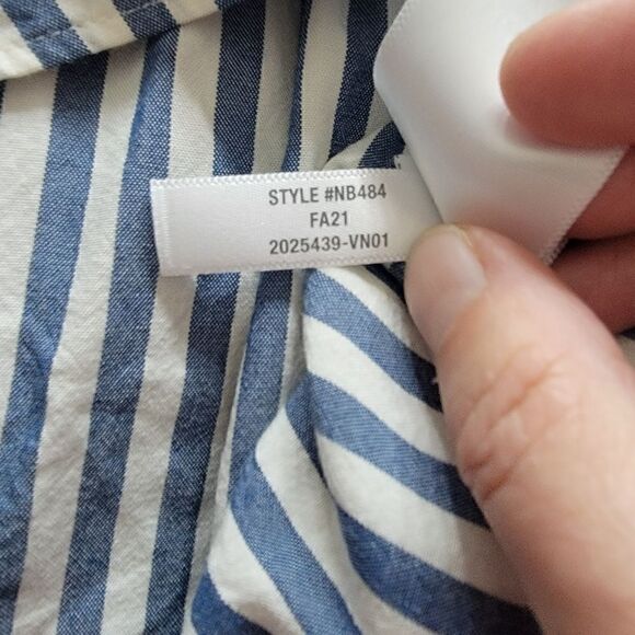 Madewell Monterey Striped Top with Balloon Sleeve. Size S. - Picture 10 of 10